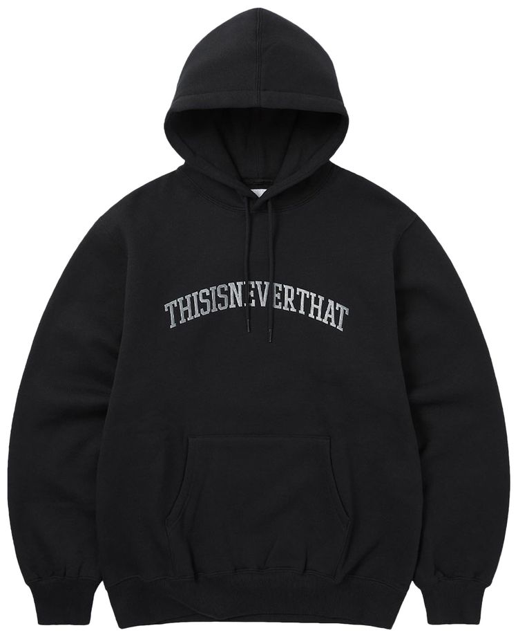 thisisneverthat Arch Logo Hoodie Black