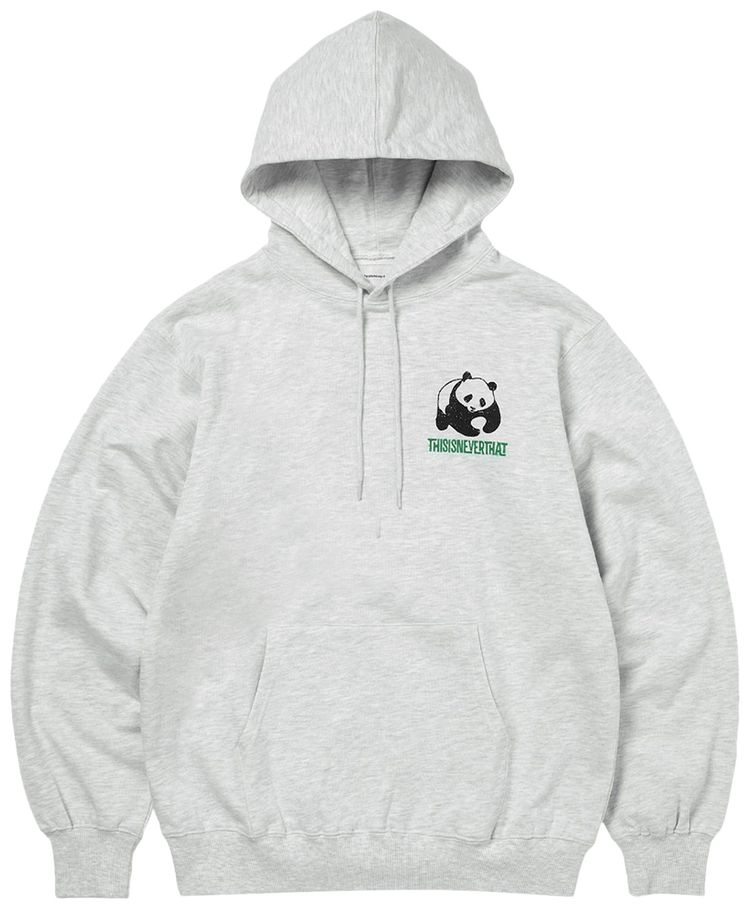 thisisneverthat Panda Hoodie Oatmeal