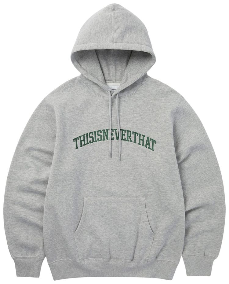 thisisneverthat Arch Logo Hoodie Heather Grey