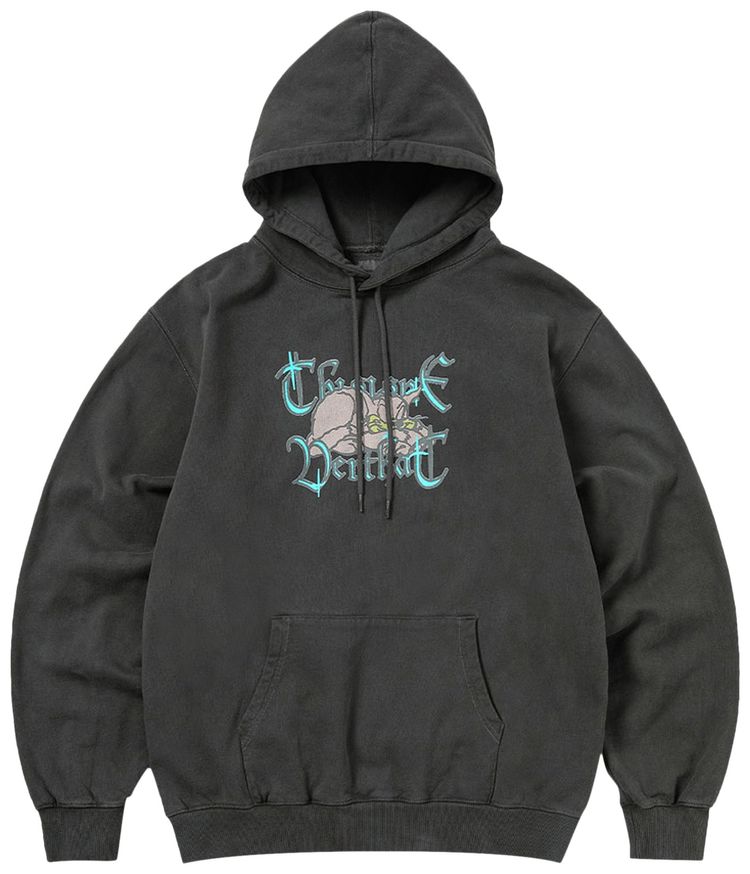 thisisneverthat Sleepy Cat Hoodie Charcoal