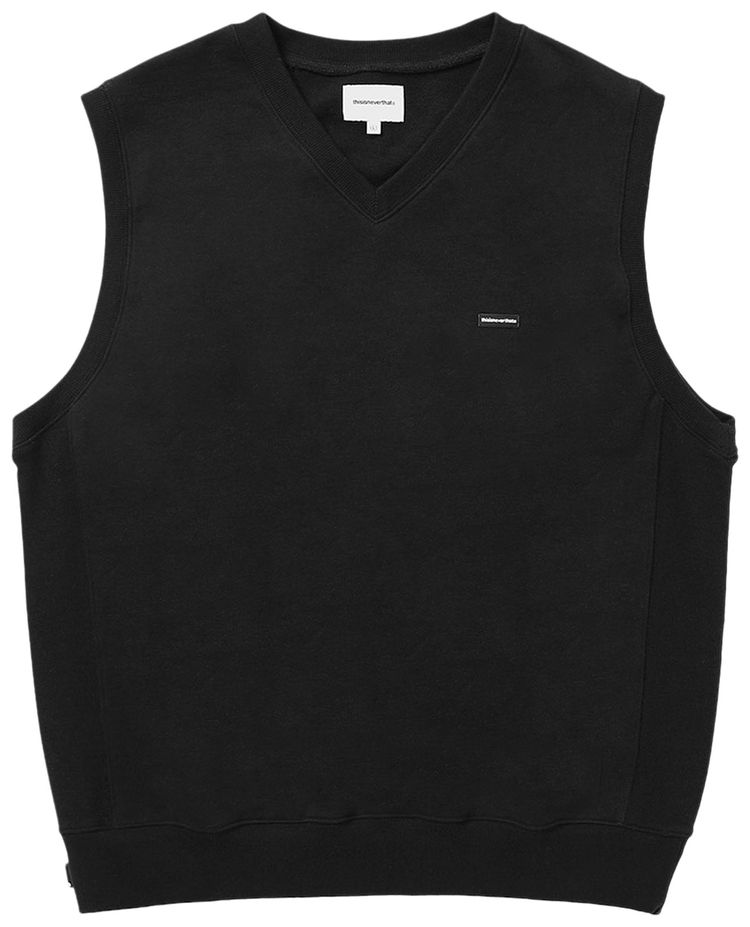 thisisneverthat Classic HDP V Neck Vest Black
