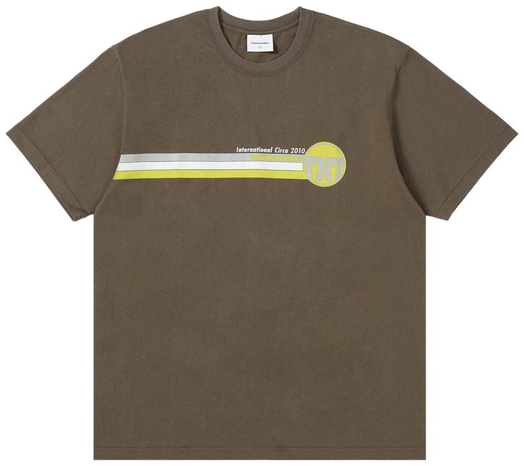thisisneverthat TNT Track Lines Tee Brown