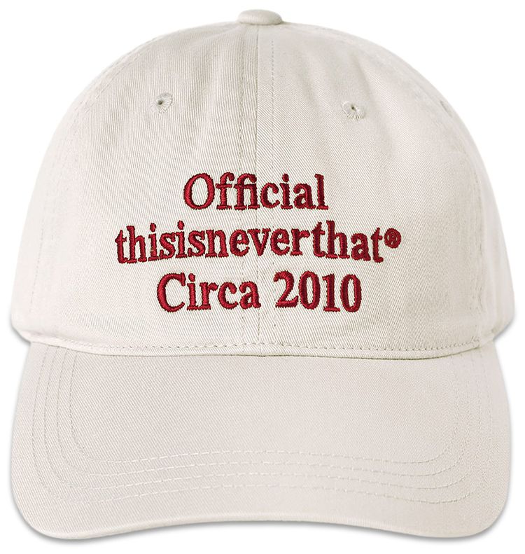 thisisneverthat Times Cap Off White
