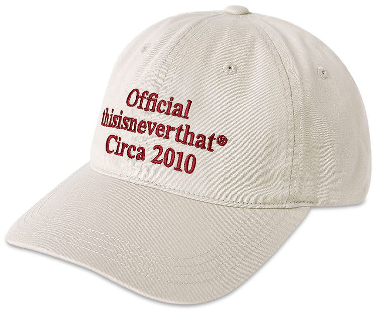 thisisneverthat Times Cap Off White