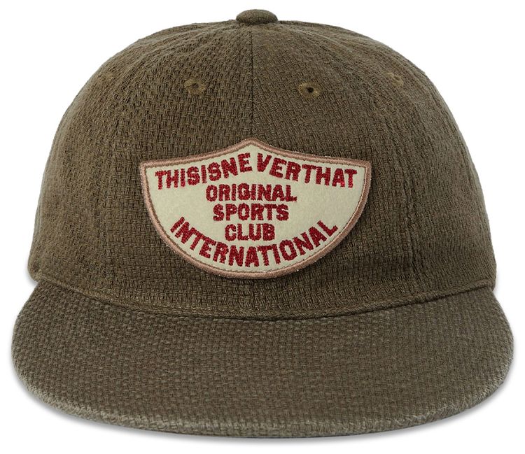 thisisneverthat Washed Dobby Patch Cap Olive
