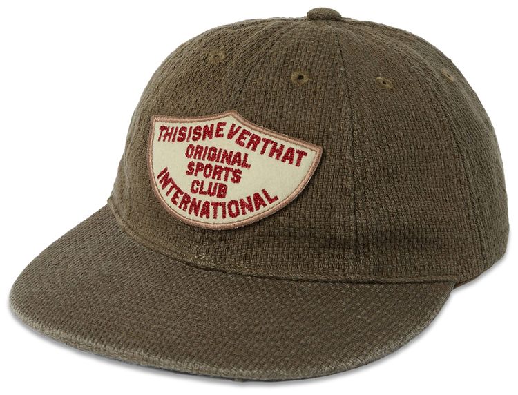 thisisneverthat Washed Dobby Patch Cap Olive