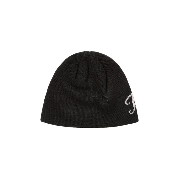 thisisneverthat Script Logo No Cuff Beanie Black