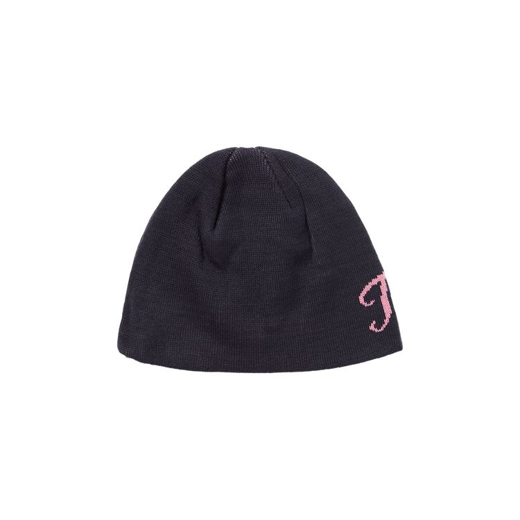 thisisneverthat Script Logo No Cuff Beanie Navy