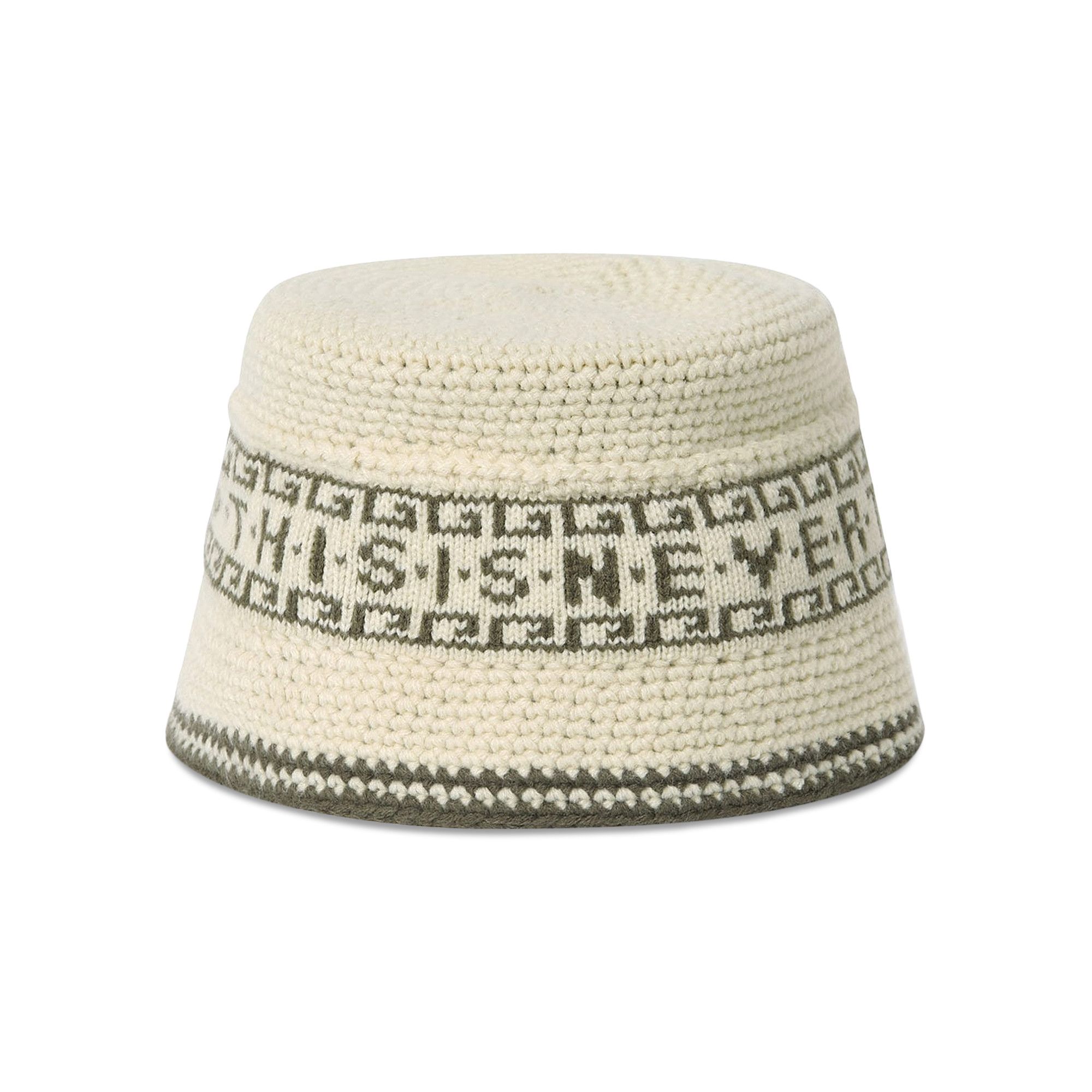 Buy thisisneverthat Crochet Bucket Hat 'Ivory