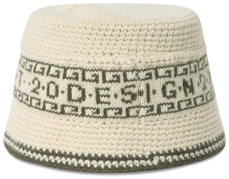 thisisneverthat Crochet Bucket Hat Ivory