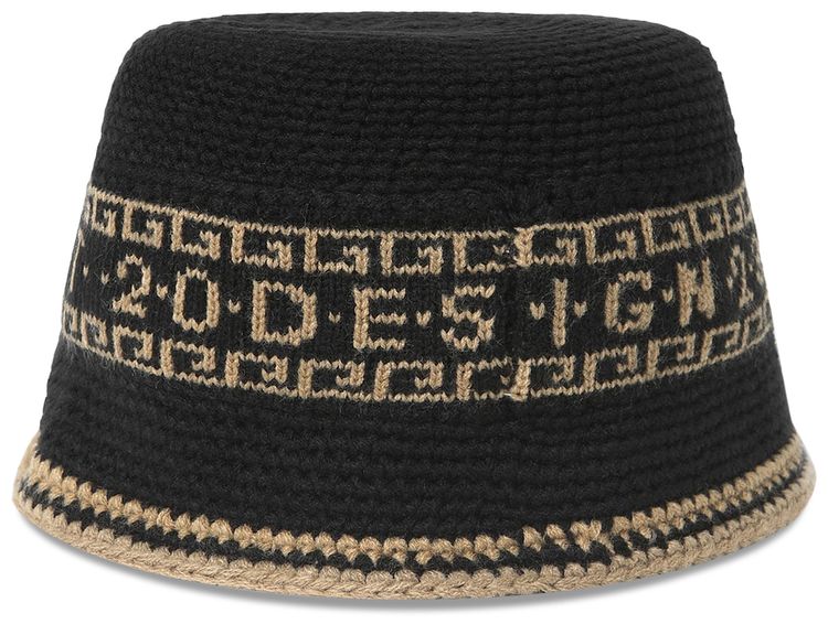 thisisneverthat Crochet Bucket Hat Black