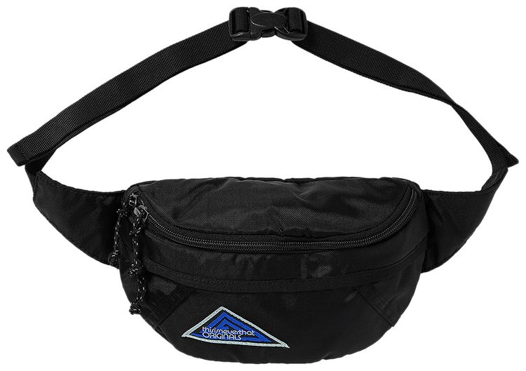 thisisneverthat Washed Nylon Waist Bag Black