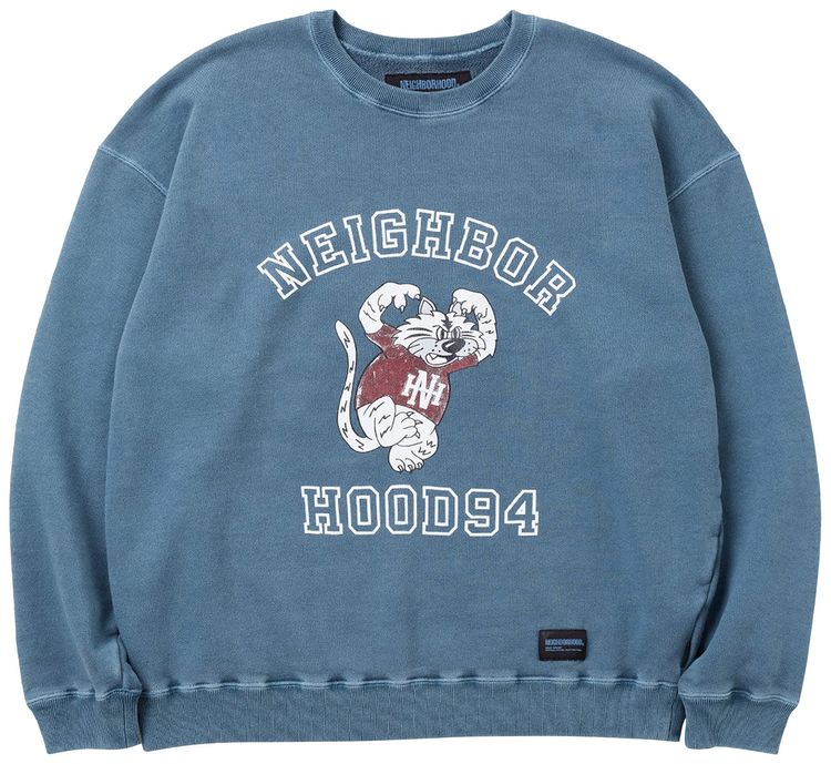 Neighborhood Pigment Dyed Sweatshirt Navy