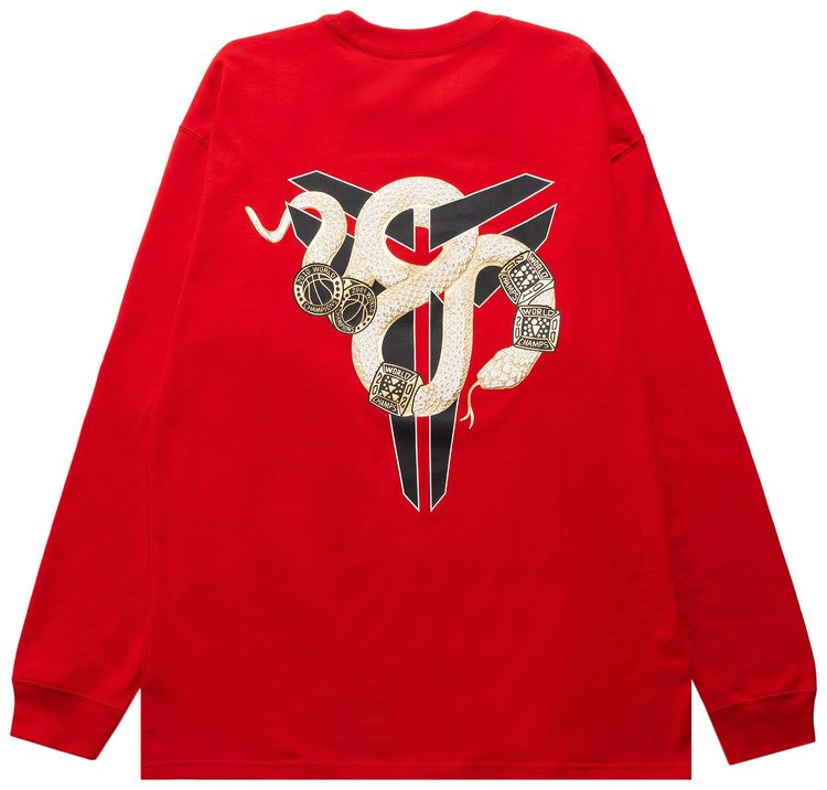 Nike x Kobe Year Of Mamba Max90 Long Sleeve T Shirt Red