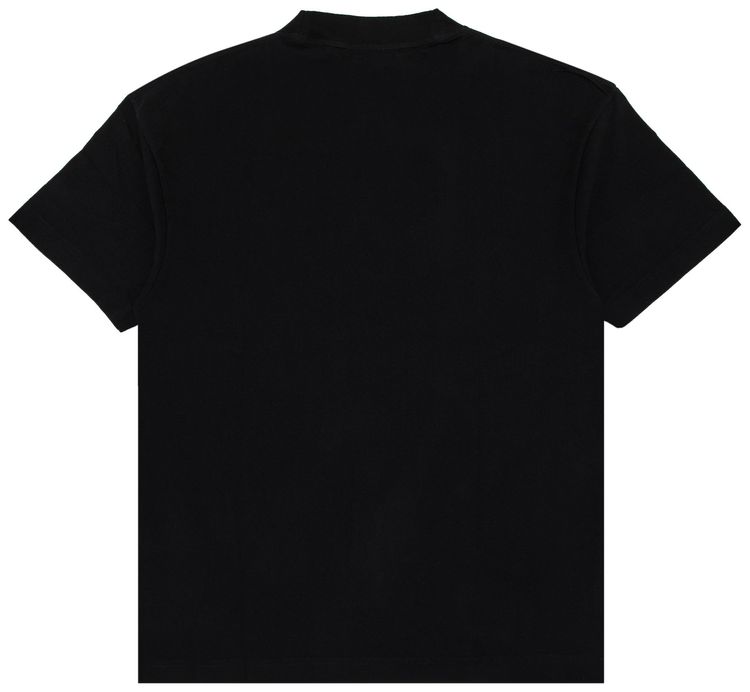 Palm Angels Milano Sprayed T Shirt BlackGreen