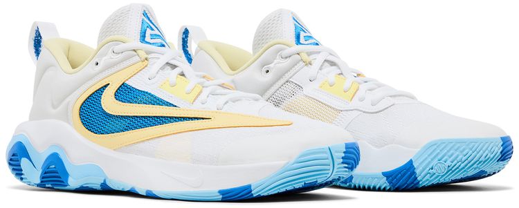 Nike Giannis Immortality 3 White Light Photo Blue
