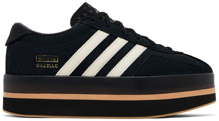 Adidas Wmns Gazelle Stack Black Cream Gum