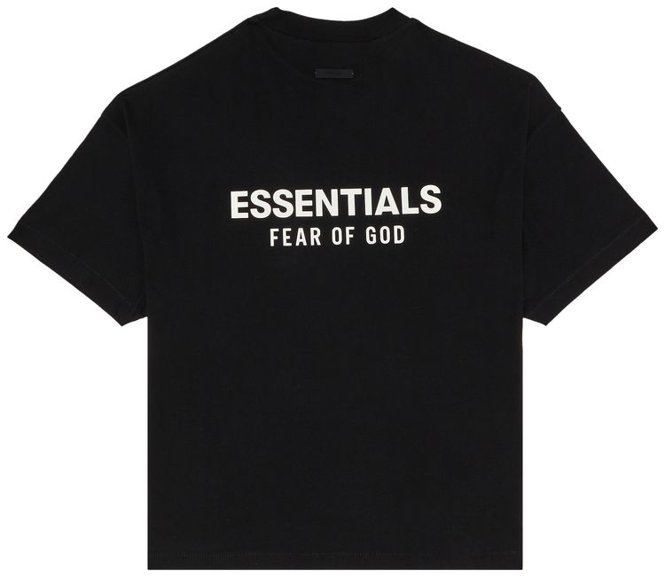 Fear of God Essentials Jersey Crewneck Tee Black