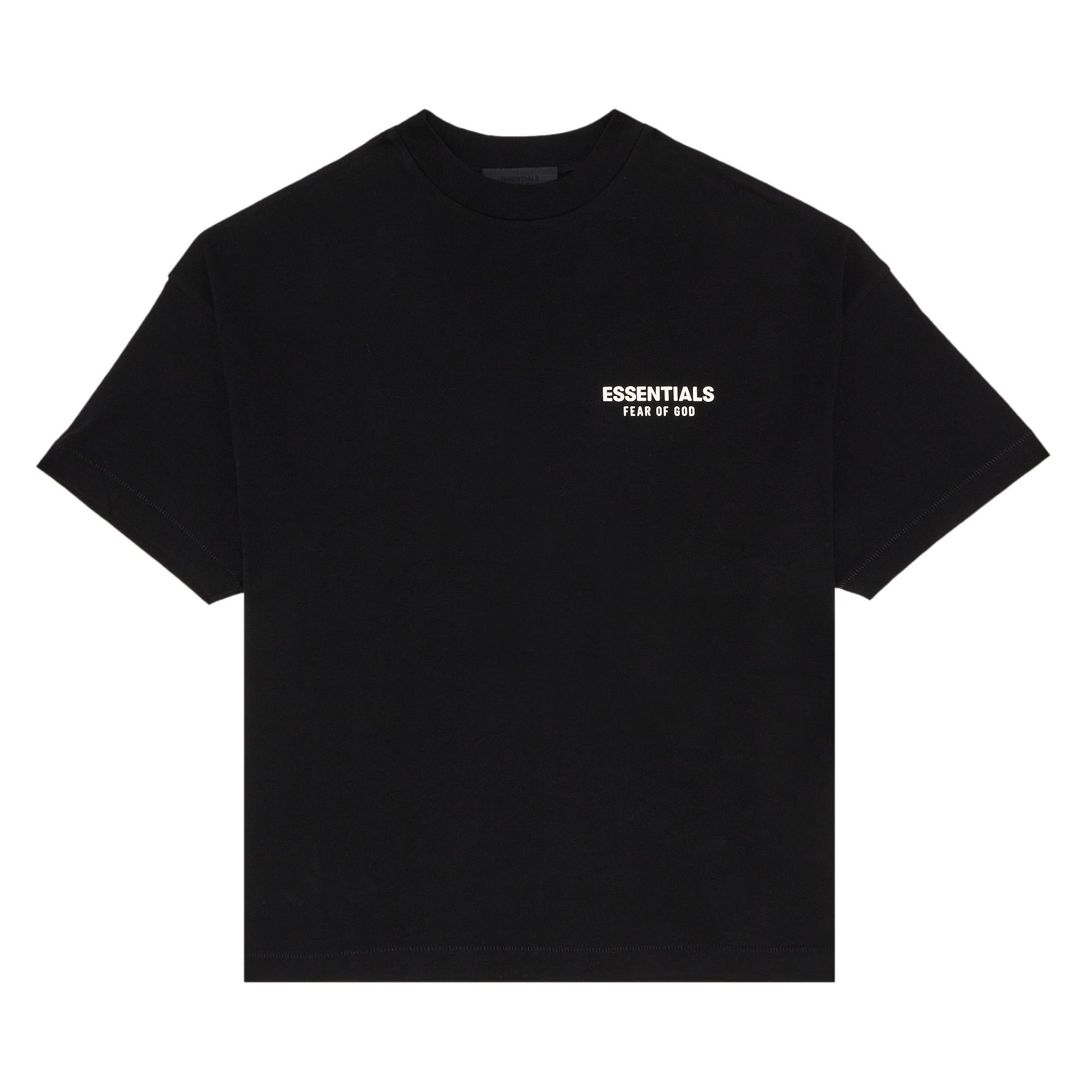 Buy Fear of God Essentials Jersey Crewneck Tee 'Black