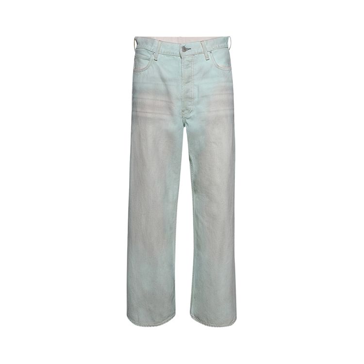 Acne Studios 1981M Baggy Fit Jeans Mint Green