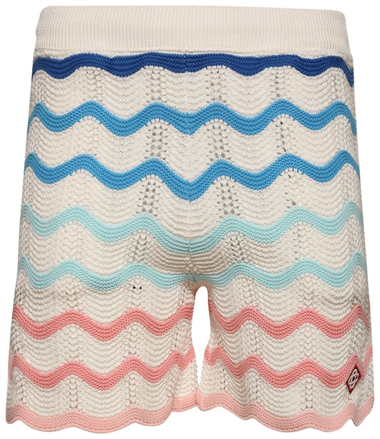 Casablanca Wave Shorts Multicolor