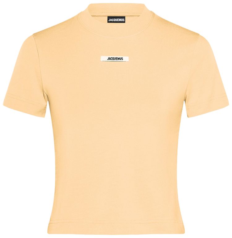 Jacquemus Le T Shirt Gros Grain Light Beige