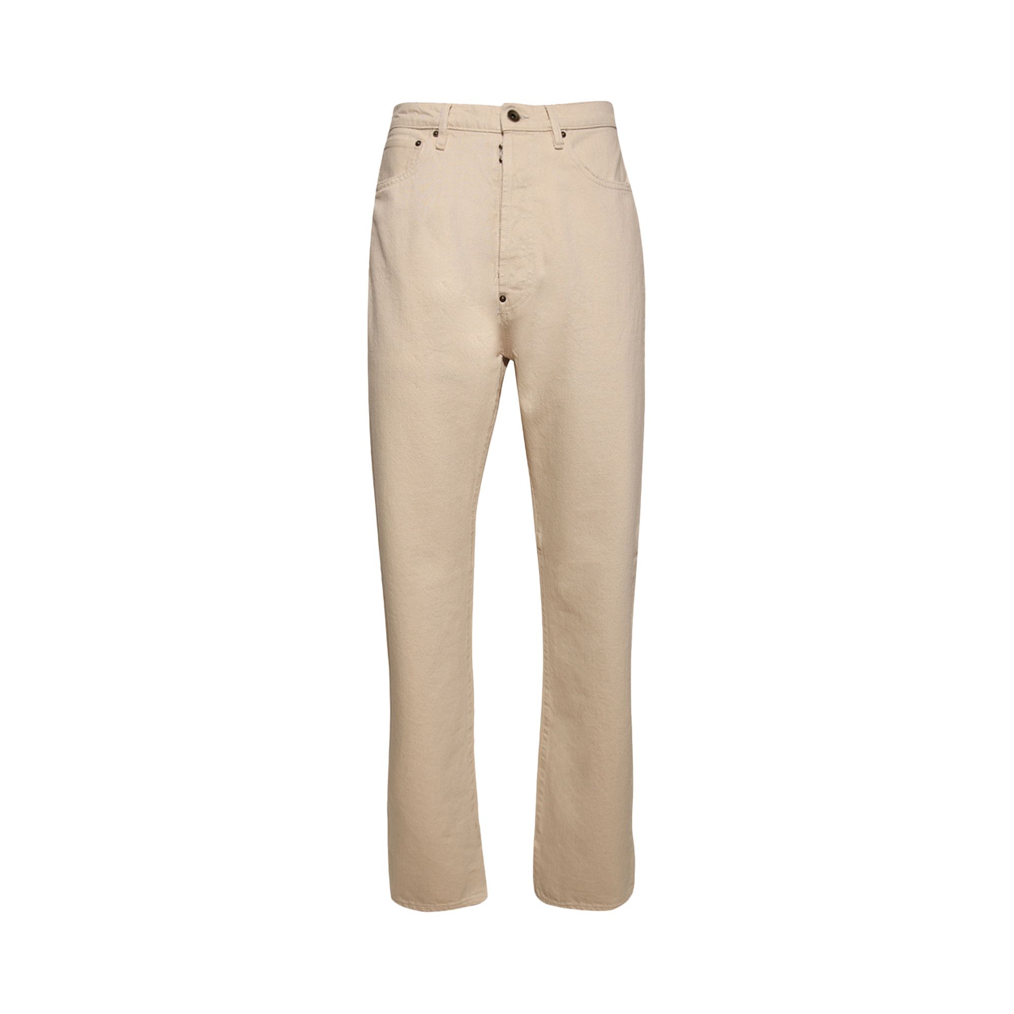 Buy Maison Margiela Buckle Jeans 'Ecru Melange' - S50LA0238