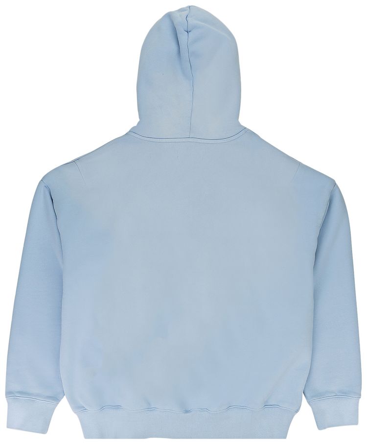 PURPLE BRAND Collegiate Zip Up Hoodie Blue