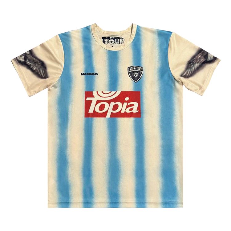 Cactus Jack by Travis Scott Argentina Soccer Jersey WhiteBlue