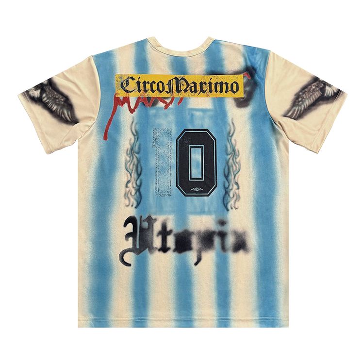 Cactus Jack by Travis Scott Argentina Soccer Jersey WhiteBlue
