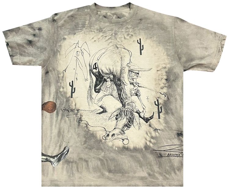 Cactus Jack by Travis Scott x Ralph Steadman Fear T Shirt Multicolor