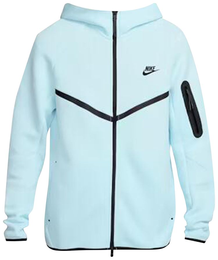 Nike Tech Full Zip Windrunner Hoodie Glacier Blue