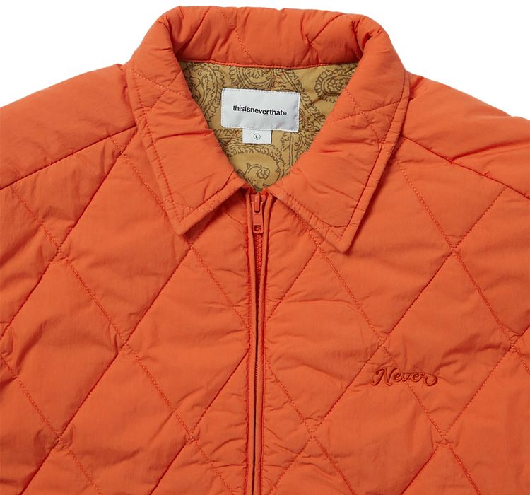 thisisneverthat Quilted Jacket Orange