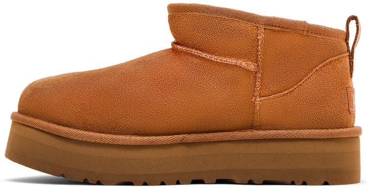 Classic Ultra Mini Platform Boot Kids Chestnut