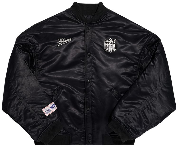 Willy Chavarria x Kendrick Lamar x NFL g National Bomber Jacket Black