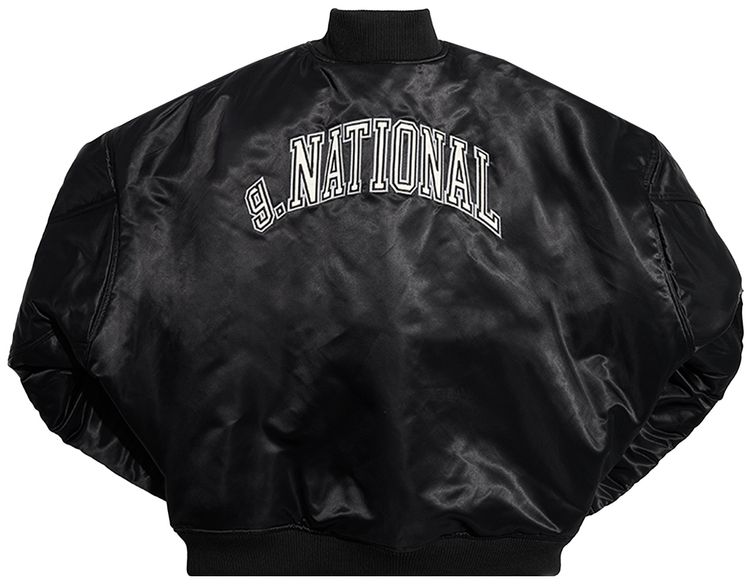 Willy Chavarria x Kendrick Lamar x NFL g National Bomber Jacket Black