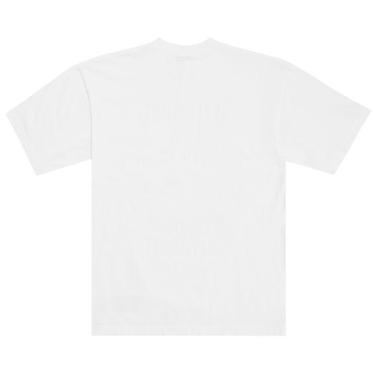 Willy Chavarria x Kendrick Lamar x NFL Foot Up On The Gas T Shirt White