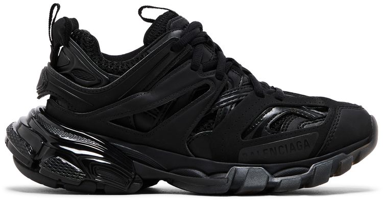 Balenciaga Wmns Track Sneaker Clear Sole   Black