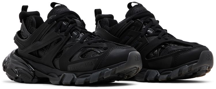 Balenciaga Wmns Track Sneaker Clear Sole   Black