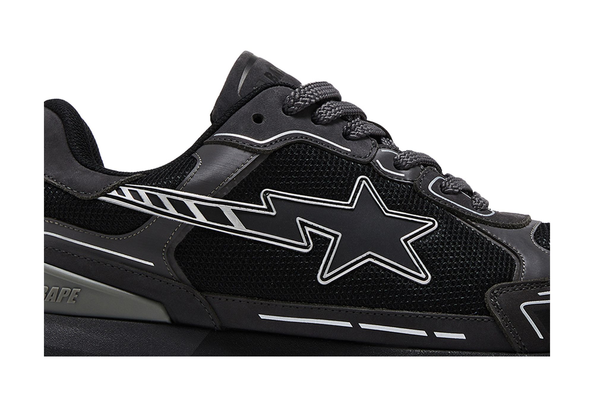 Buy BAPE Cross Sta 'Black' - 1K30191318 BLK | GOAT