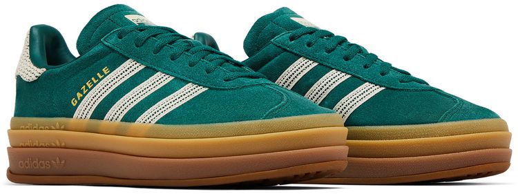 Adidas Wmns Gazelle Bold Crochet Pack   Collegiate Green