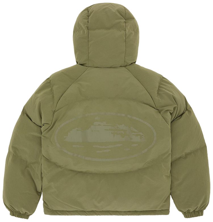 Corteiz Bolo Lite V2 Down Jacket Olive