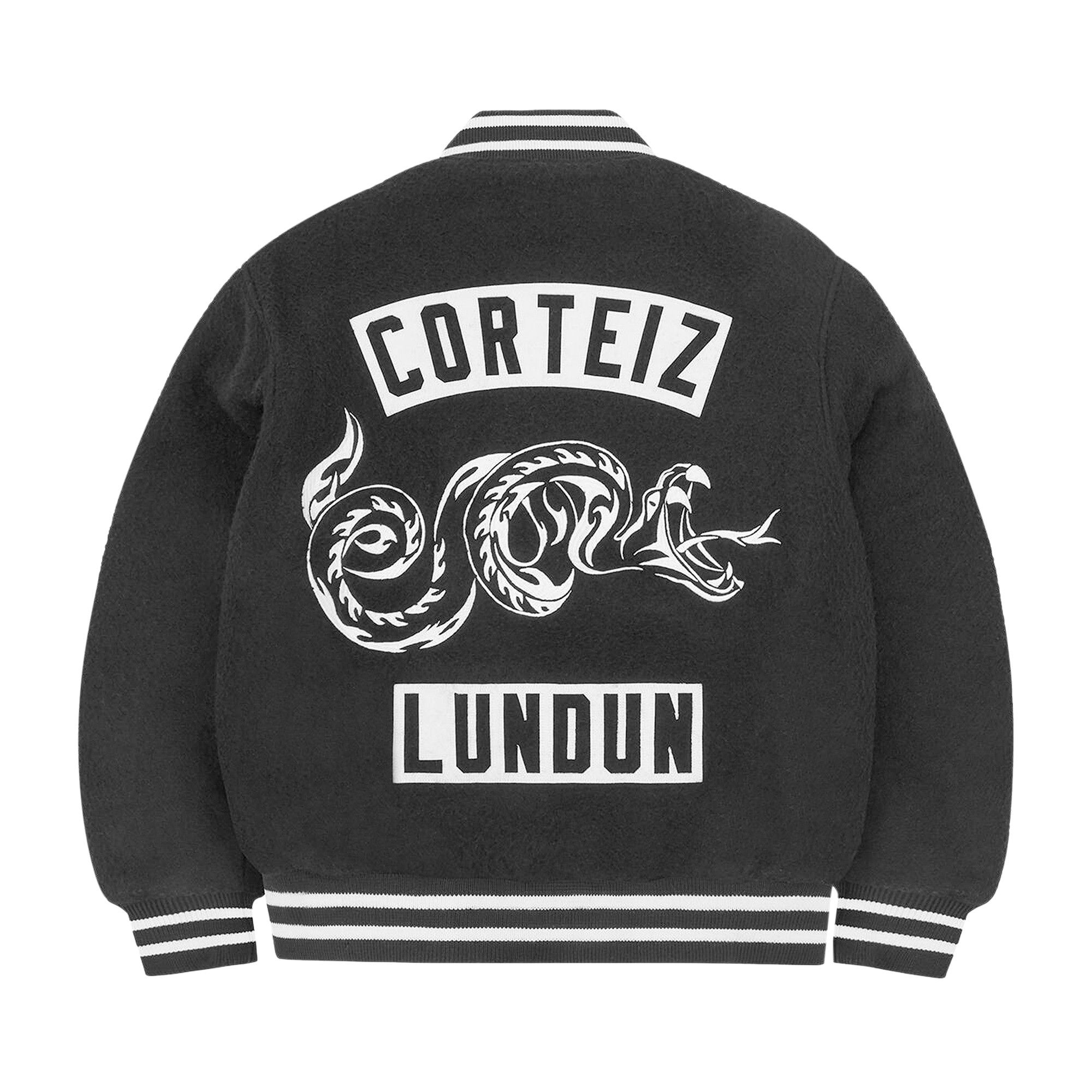 Corteiz コーテイズ　スタジャン　Casanova様 Buy Corteiz Casentino Wool Varsity Jacket 'Black' - 07892
