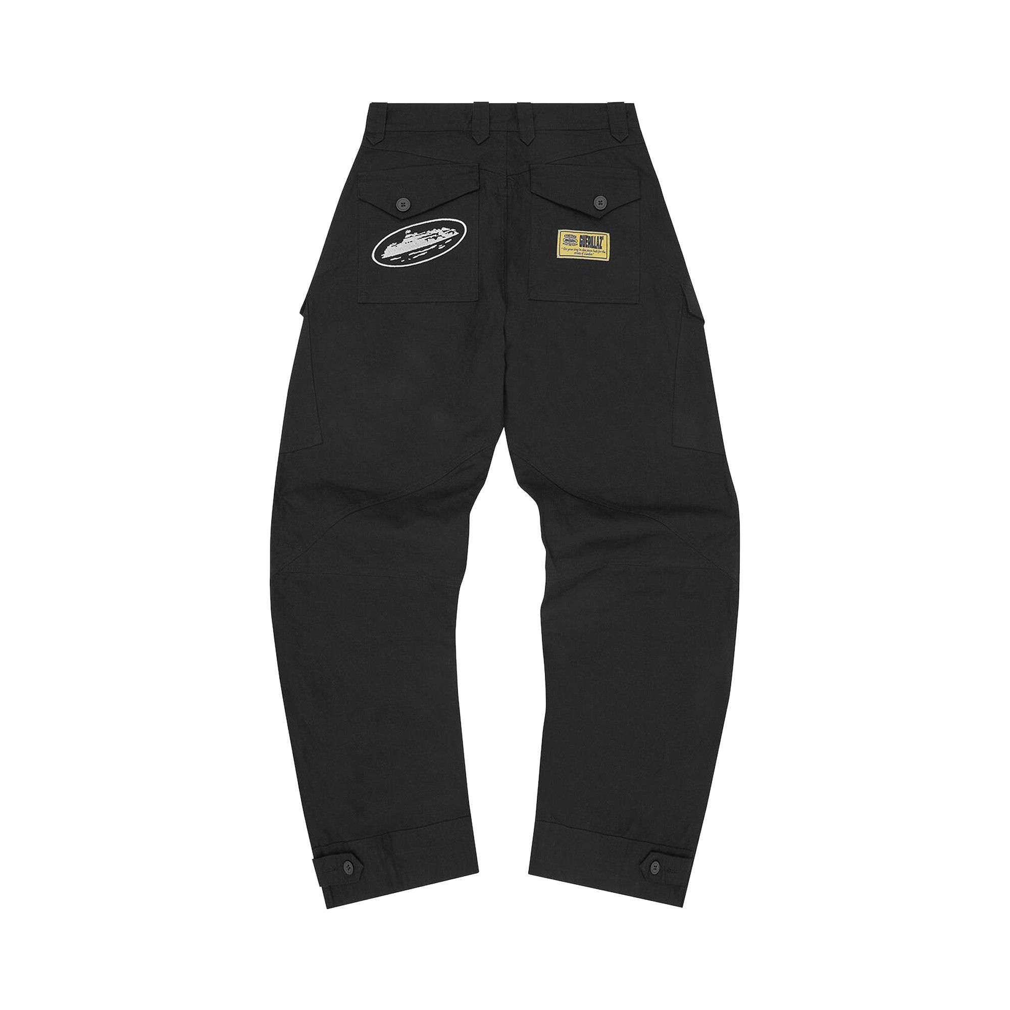 パンツ Corteiz Cargo Pants Black / White corteiz Black And White Cargo Pants | eBay