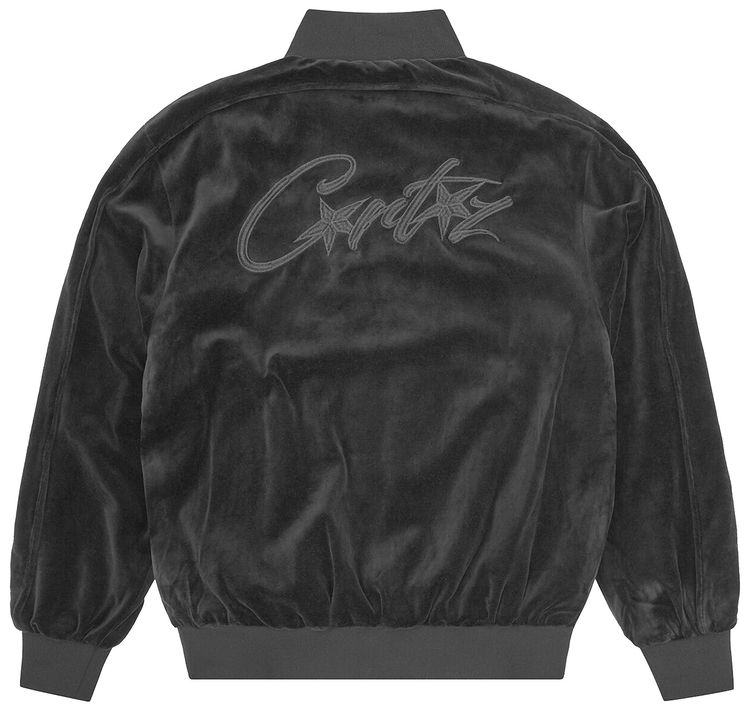Corteiz VVS Velour Jacket Triple Black