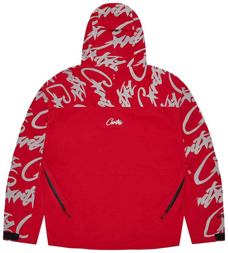 Corteiz Elitework Waterproof Shell Jacket V2 Red