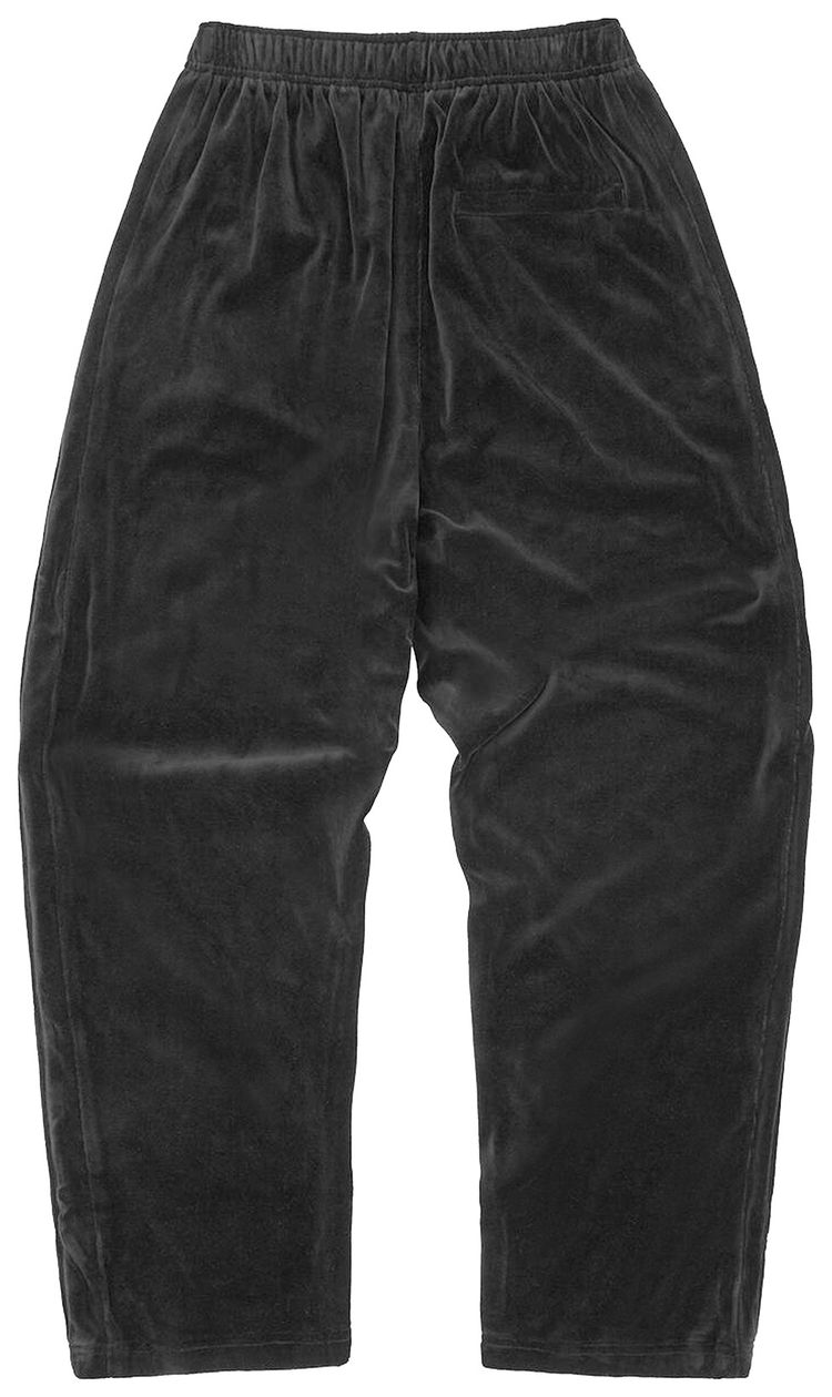 Corteiz VVS Velour Pants Triple Black