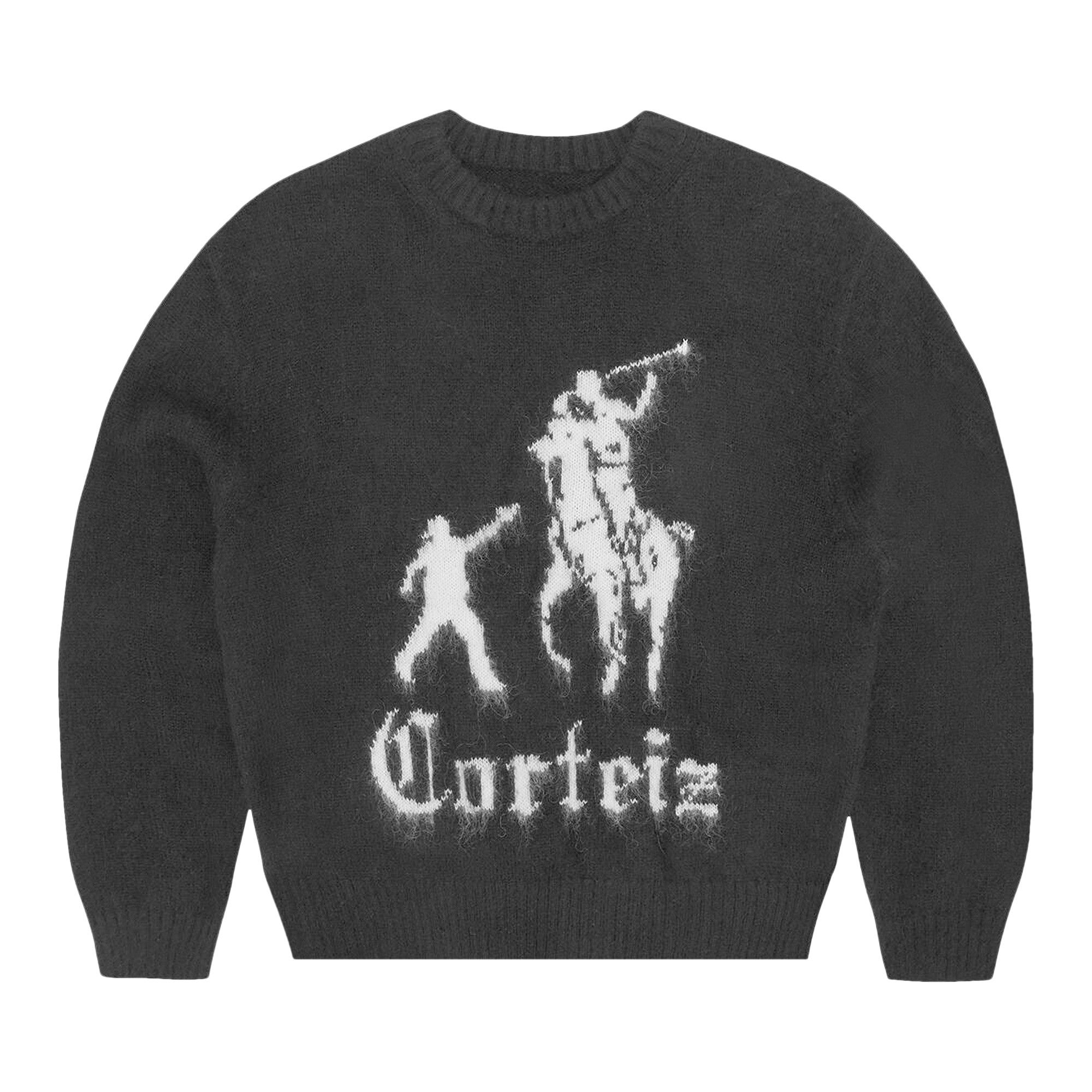 Buy Corteiz Jackin Knit Sweater 'Black' - 07892 1SS2504CJKSB BLAC