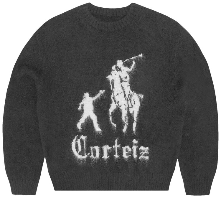 Corteiz Jackin Knit Sweater Black