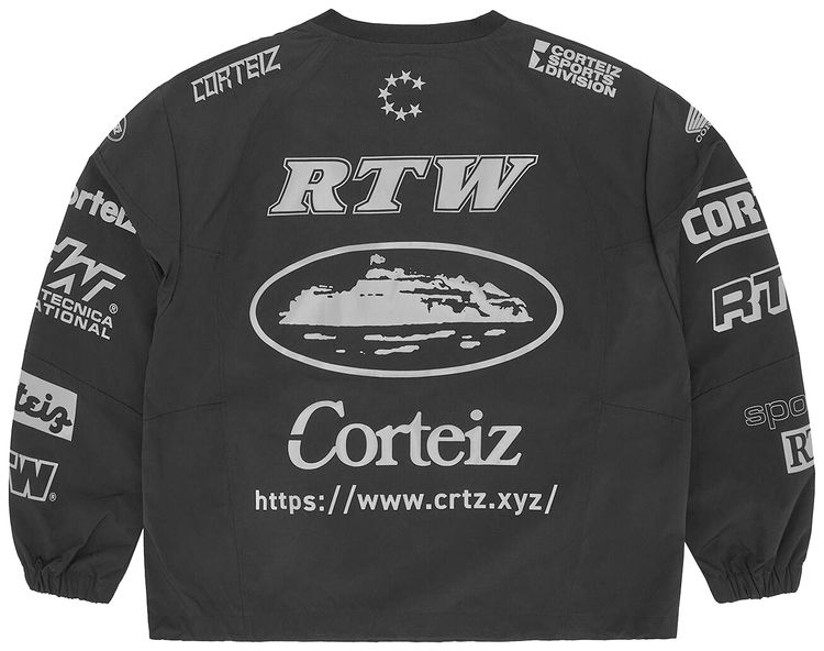 Corteiz Sponsors Training Pullover Black